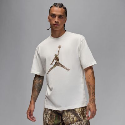 Jordan Brooklyn Realtree Jumpman Tee White - Bílé - Triko