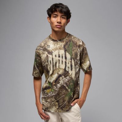 Jordan Brooklyn Realtree Tee Sail - Bílé - Triko