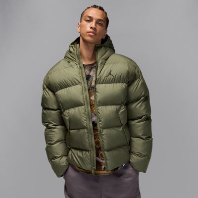 Jordan Brooklyn Therma-FIT Puffer Jacket Medium Olive - Zelené - Bunda