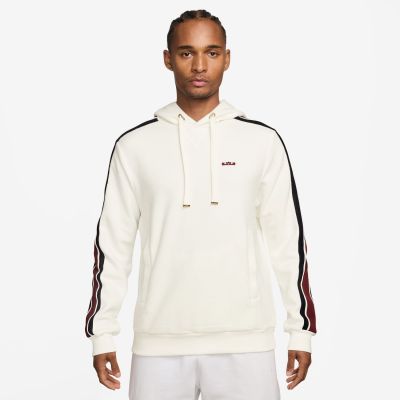 Nike Therma-FIT LeBron Standard Issue Pullover Basketball Hoodie Sail - Bílé - Mikina
