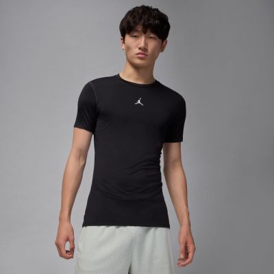 Jordan Sport Dri-FIT Short-Sleeve Base Layer Top Black - Černé - Triko