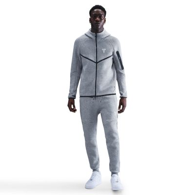 Nike Kobe Tech Fleece Full-Zip Windrunner Jacket Heather Grey - Šedé - Bunda