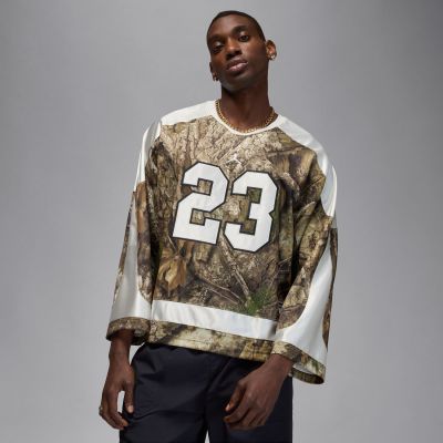 Jordan Brooklyn Realtree Hockey Jersey Medium Olive - Zelené - Dres