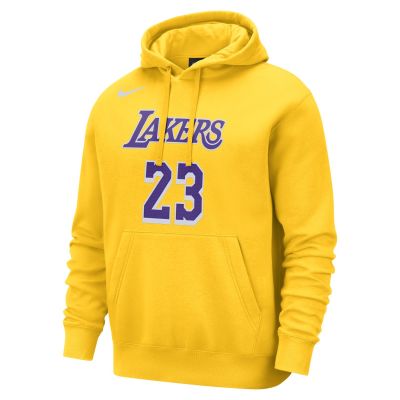 Nike NBA Los Angeles Lakers Club Pullover Amarillo - Žluté - Mikina