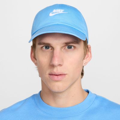 Nike Club Unstructured Futura Wash Cap University Blue - Modré - Kšiltovka