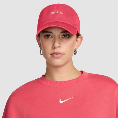 Nike Club Unstructured JDI Cap Aster Pink - Růžové - Kšiltovka