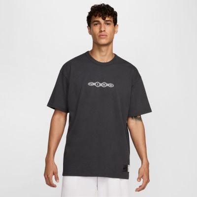 Nike Max90 Basketball Tee Anthracite - Černé - Triko