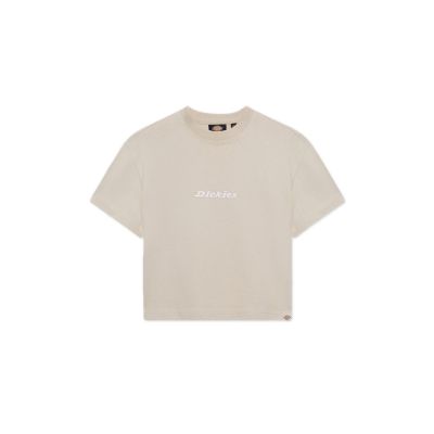 Dickies S/S Loretto W Tee Cement - Hnědé - Triko