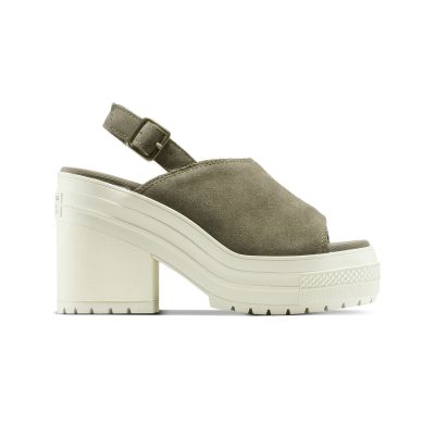 Converse Chuck 70 De Luxe Heel Mule - Šedé - Sandály