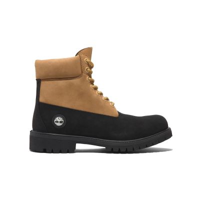 Timberland 6 In Premium WP Boot Black Nubuck Wheat - Hnědé - Tenisky