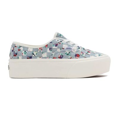 Vans Woven Authentic Stackform - Modré - Tenisky