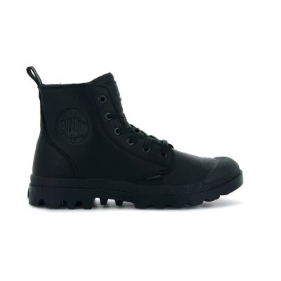 Palladium Pampa Zip Leather Essential - Černé - Tenisky