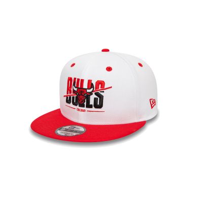New Era Chicago Bulls Crown White 9FIFTY Snapback Cap - Bílé - Čepice
