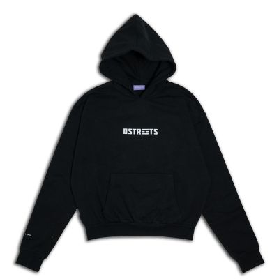 The Streets Logo Hoodie Black - Černé - Mikina