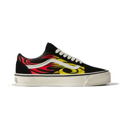 Vans LX Old Skool Y2K Flame Black White - Černé - Tenisky