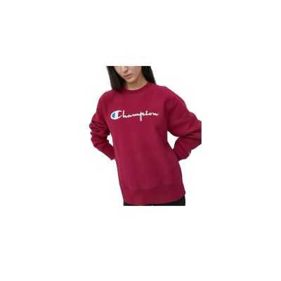 Champion Crewneck Sweatshirt DarkPink - Červené - Mikina