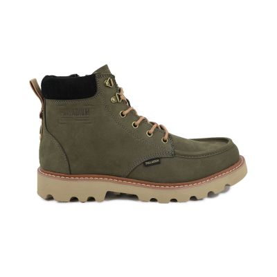 Palladium Trooperlite Grit ZIP Olive Night - Zelené - Tenisky Palladium Trooperlite Grit ZIP Olive Night - Zelené - Tenisky