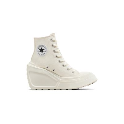 Converse Chuck 70 De Luxe Wedge - Bílé - Tenisky