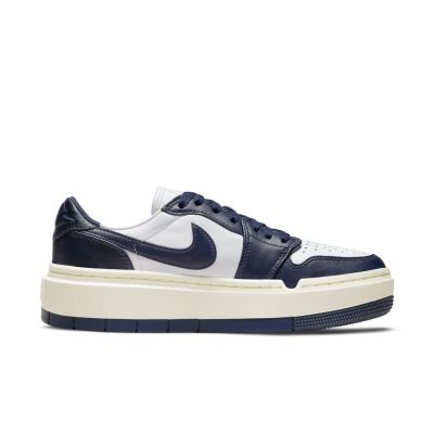 Air Jordan 1 Elevate Low "Midnight Navy" Wmns - Bílé - Tenisky