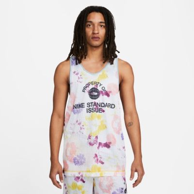 Nike Standard Issue Reversible Basketball Jersey - Žluté - Dres