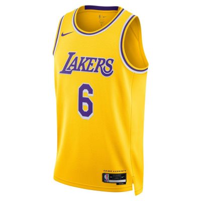 Nike Dri-FIT NBA Los Angeles Lakers Icon Edition 2022/23 Swingman Jersey - Žluté - Dres
