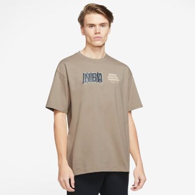 Nike NBA Team 31 Courtside Max 90 Tee - Hnědé - Triko