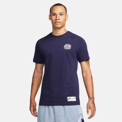 Nike Giannis Premium Basketball Tee Blackened Blue - Modré - Triko