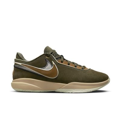 Nike LeBron 20 "Olive Suede" - Zelené - Tenisky
