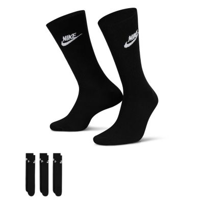 Nike Sportswear Everyday Essential Socks 3-Pack Black - Černé - Ponožky