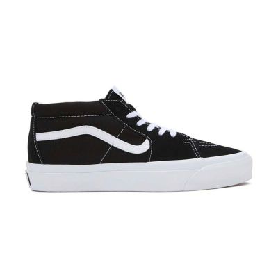 Vans Sk8-Mid Reissue 83 LX Black White - Černé - Tenisky