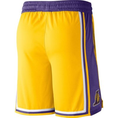 Nike LA Lakers Road Swingman Short - Žluté - Kraťasy Nike LA Lakers Road Swingman Short - Žluté - Kraťasy