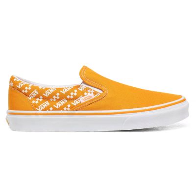 Vans Ua Classic Slip-On (Logo Repeat)Cdumylwtrwht - Oranžové - Tenisky