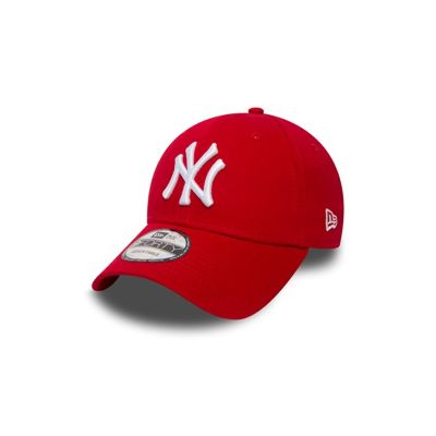New Era Yankees Essential Red 9FORTY Cap - Červené - Čepice