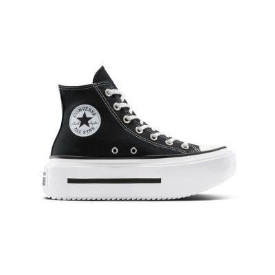 Converse Chuck Taylor All Star Lift Double Stack - Černé - Tenisky
