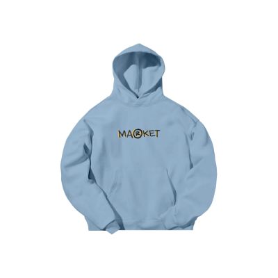 MARKET Smiley Doodle Hoodie Blue - Modré - Mikina MARKET Smiley Doodle Hoodie Blue - Modré - Mikina