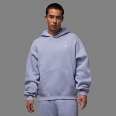 Jordan Brooklyn Fleece Oversized Pullover Hoodie Indigo Haze - Fialové - Mikina