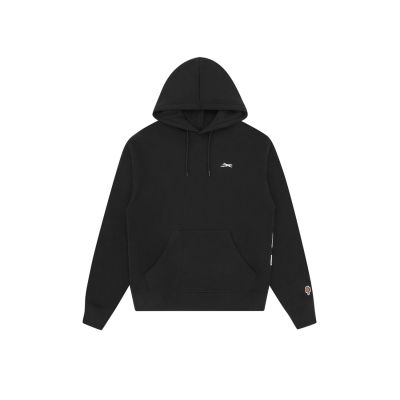 ICECREAM Applique Jumbo Running Dog Popover Hoodie Black - Černé - Mikina ICECREAM Applique Jumbo Running Dog Popover Hoodie Black - Černé - Mikina