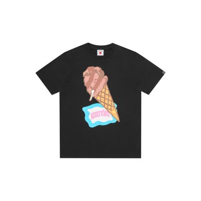 ICECREAM Cone Man T-shirt Black - Černé - Triko ICECREAM Cone Man T-shirt Black - Černé - Triko