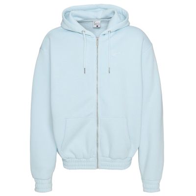 Karl Kani Authentic Star Logo Os Full Zip Hoodie Light Blue - Modré - Mikina