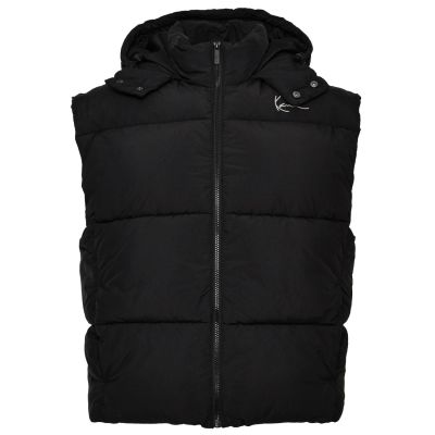 Karl Kani Small Signature Puffer Vest Black - Černé - Vesta