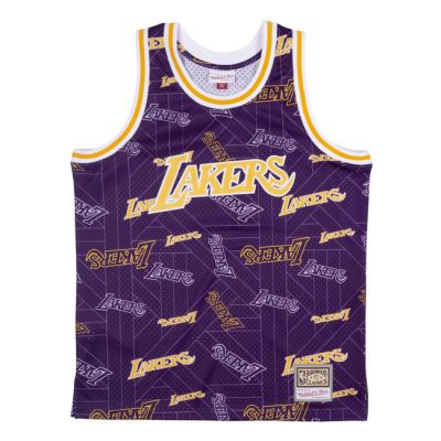 Mitchell & Ness La Lakers Swingman Jersey - Fialové - Dres