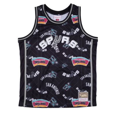 Mitchell & Ness San Antonio Spurs Swingman Jersey - Černé - Dres