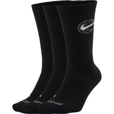 Nike Everyday Crew Socks - Černé - Ponožky