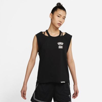Nike Standard Issue "Queen Of Courts" Wmns Basketball Top - Černé - Triko