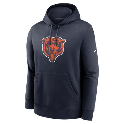 Nike Club Logo Chicago Bears Hoodie - Černé - Mikina Nike Club Logo Chicago Bears Hoodie - Černé - Mikina