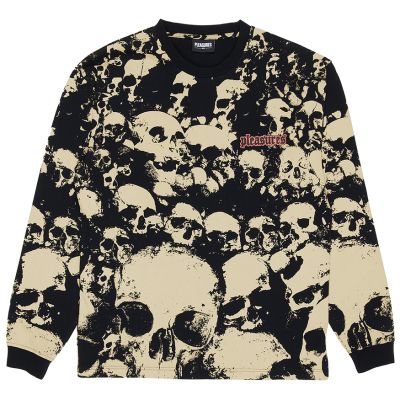 Pleasures Despair Longsleeve Shirt Black - Černé - Triko