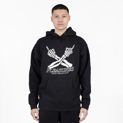 Pleasures Don't Care Black - Černé - Mikina