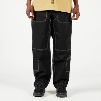 Pleasures Ultra Utility Pants Black - Černé - Kalhoty
