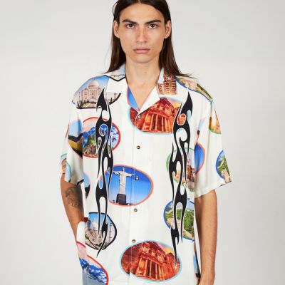 Pleasures 7 Wonder Camp Shirt White - Bílé - Košile