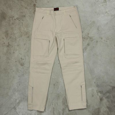 Pleasures Dive Parachute Pants Ecru - Bílé - Kalhoty